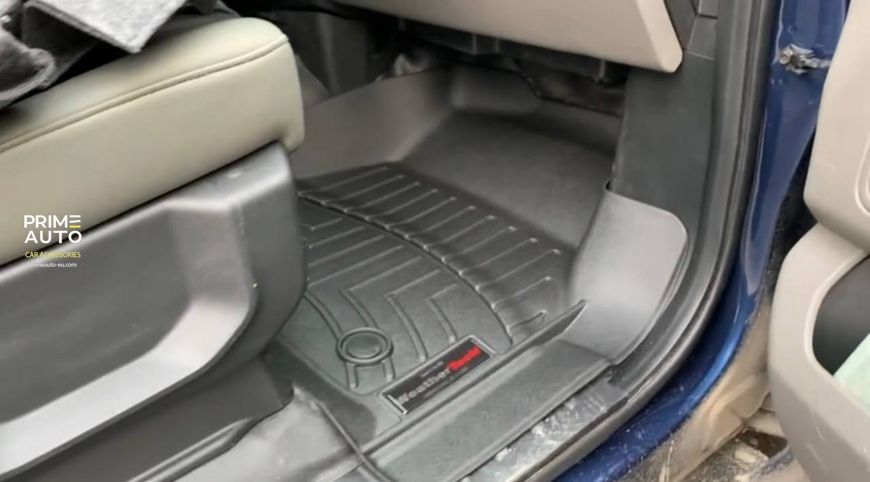 Car Mats 3D Liners Front Ford F-150 2015+ Black WeatherTech 447931
