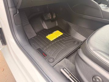 Car Mats 3D Liners Front Skoda Octavia 2013 - 2019 Black WeatherTech 444961