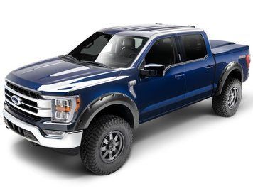 Fender Flares set 4 PCs Ford F-350 Super Duty 2023-2025 Pocket-style black Bushwacker 20969-02