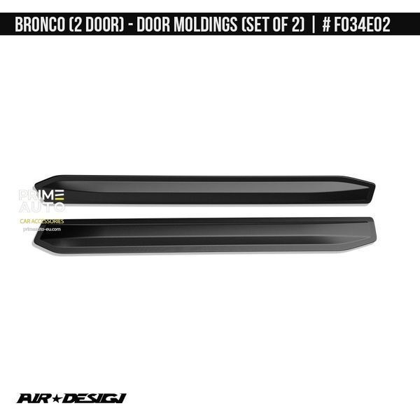 Молдинги боковые Ford Bronco 2021-2025 черный AIR DESIGN FO34E02 FO34E02 фото