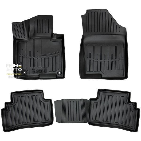 Dywaniki gumowe z bokiem zestaw 5 szt Hyundai Tucson 2020 + (IV NX4) czarny SOVA-PL