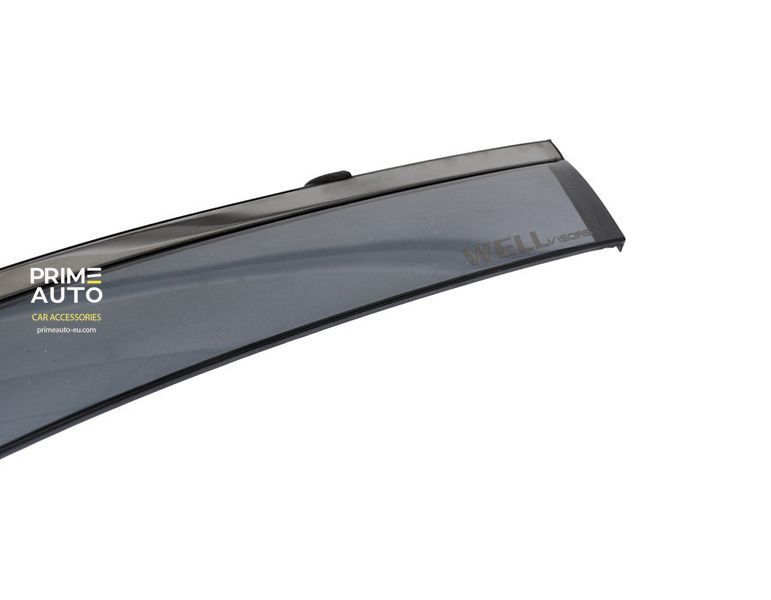 Window Deflectors 4pcs Set Premium Series Nissan Pathfinder 2022-2025 Wellvisors 3-847NS028