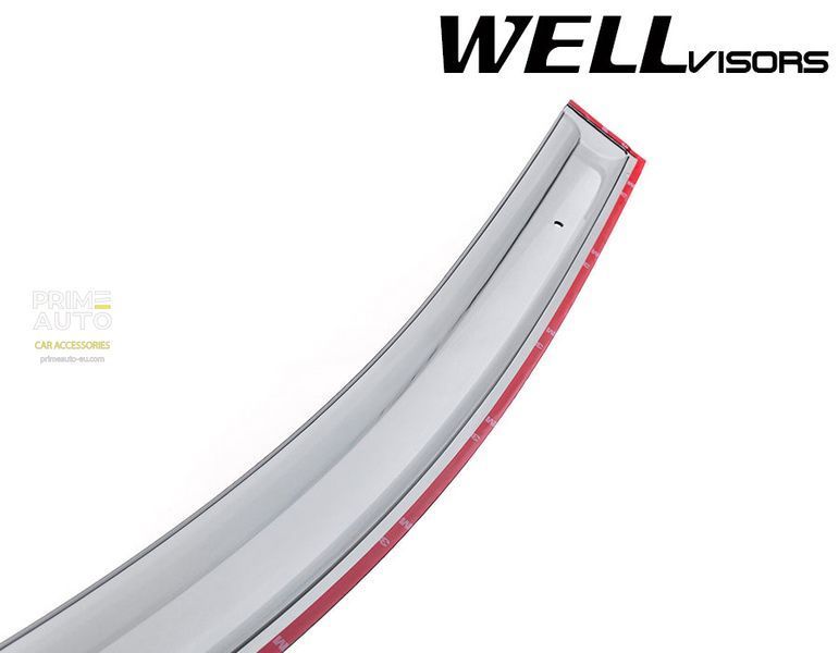 Window Deflectors 4pcs Set Aerodyn Series Toyota Yaris 2007-2012 Sedan Wellvisors 3-847TY028
