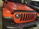 Hood Spoiler With LED Strip Jeep WRANGLER(JL) 2018-2025 Aeroskin Lightshield Black Matte AVS 753156