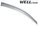Window Deflectors 4pcs Set with Chrome Trim Acura MDX 2007-2013 Wellvisors 3-847AC002