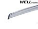 Window Deflectors 4pcs Set Aerodyn Series Toyota Yaris 2007-2012 Sedan Wellvisors 3-847TY028