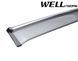 Window Deflectors 4pcs Set with Chrome Trim Acura MDX 2007-2013 Wellvisors 3-847AC002