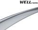 Window Deflectors 4pcs Set with Chrome Trim Acura MDX 2007-2013 Wellvisors 3-847AC002