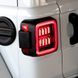 Rear lights Jeep Wrangler 2019-2025 NOVA-Series Black-Red AlphaRex 602020