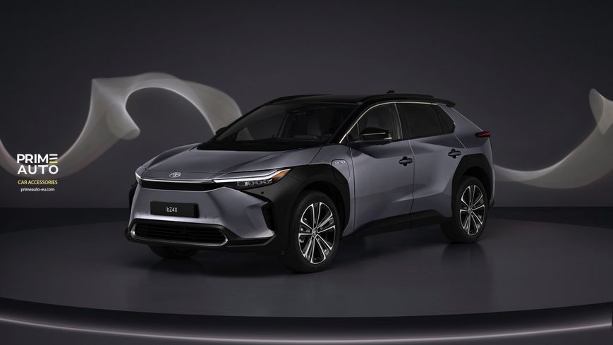 Дефлекторы окон к-т 4 шт с хромированным молдингом Toyota bZ4X 2023 - 2025 Wellvisors 3-847TY072 3-847TY072 фото