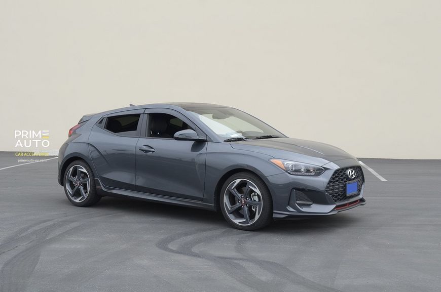 Дефлекторы окон к-т 4 шт Premium серия Hyundai Veloster 2019 - 2022 Wellvisors 3-847HY020 3-847HY020 фото