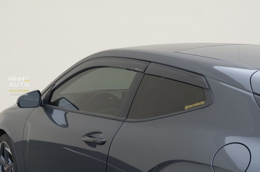 Дефлекторы окон к-т 4 шт Premium серия Hyundai Veloster 2019 - 2022 Wellvisors 3-847HY020 3-847HY020 фото