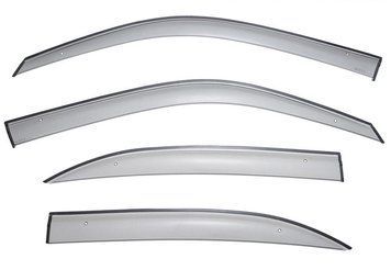 Window Deflectors 4pcs Set Premium Series Mercedes-Benz E-Class 1996-2002 Sedan Wellvisors 3-847MB001