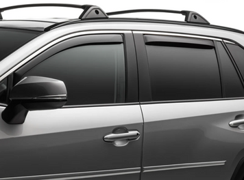 Owiewki do szyb samochodowych prz&oacute;d+tył num 4 szt wstawionyAudi Q5/S5/PHEV 2018 - 2025 WeatherTech 82872IM