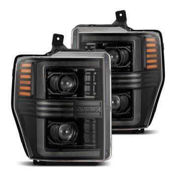 Lampy przednie Ford Super Duty 2008-2010 PRO seria kolor Alpha-Black AlphaRex 880309