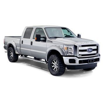 Fender Flares set 4 PCs Ford F-350 Super Duty 2011-2016 Pocket-style black Bushwacker 20931-02