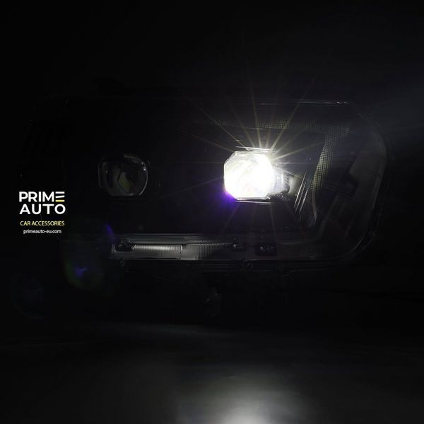 Передние фары LED Toyota 4Runner 2010-2013 LED LUXX серия черные AlphaRex 880757 880757 фото