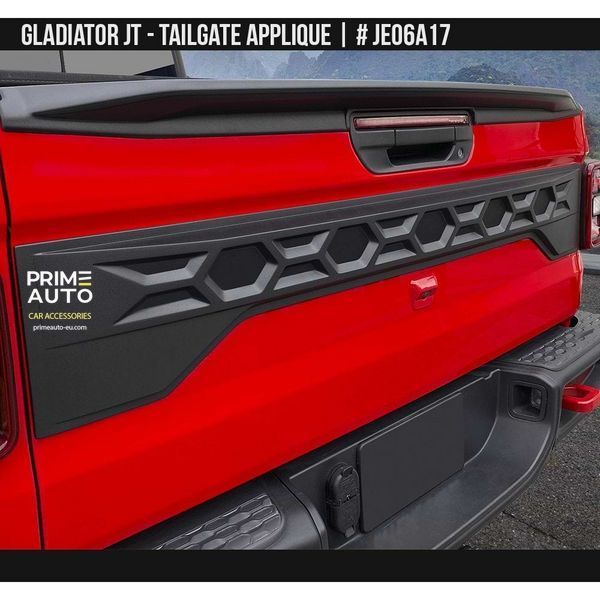 Накладка на задний борт Jeep Gladiator 2019-2025 чёрный AIR DESIGN JE06A17 JE06A17 фото