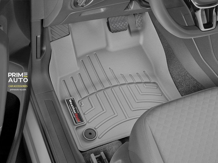 Килими автомобільні 3D Лайнери передні Volkswagen Tiguan Allspace 2018 - 2019 чорний WeatherTech 449891 449891 фото