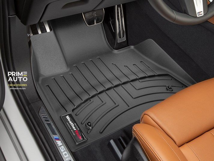 Car Mats 3D Liners Front BMW XM 2020+ Black WeatherTech 4415071