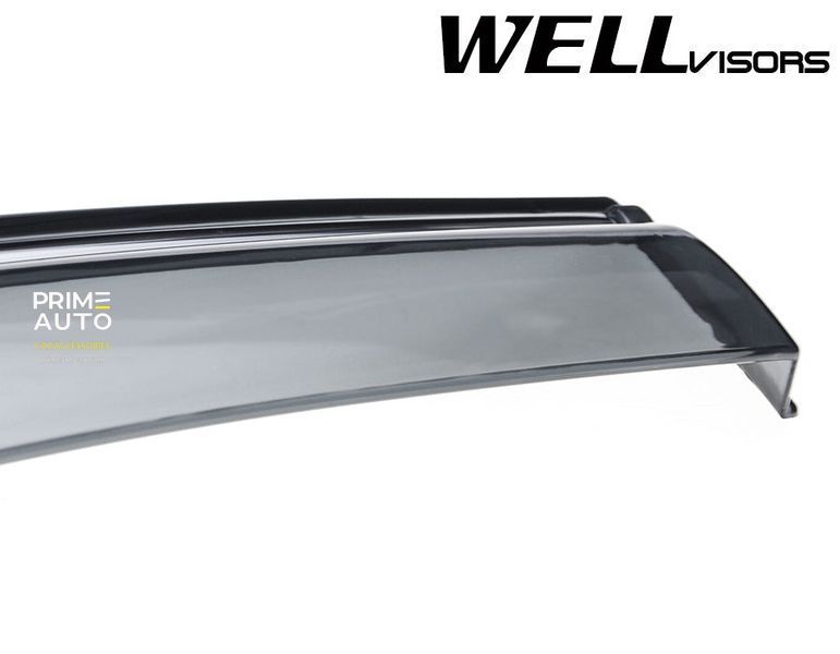 Дефлекторы окон к-т 4 шт с хромированным молдингом Volvo XC90 2003 - 2014 Wellvisors 3-847VO003 3-847VO003 фото