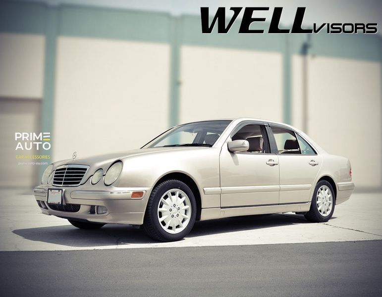 Дефлекторы окон к-т 4 шт Premium серия Mercedes-Benz E-Class 1996 - 2002 Sedan Wellvisors 3-847MB001 3-847MB001 фото