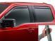 Side Window Deflectors in-channel front+rear Toyota Tundra/Hybrid 2022-2026 Dark Gloss WeatherTech 821061IM