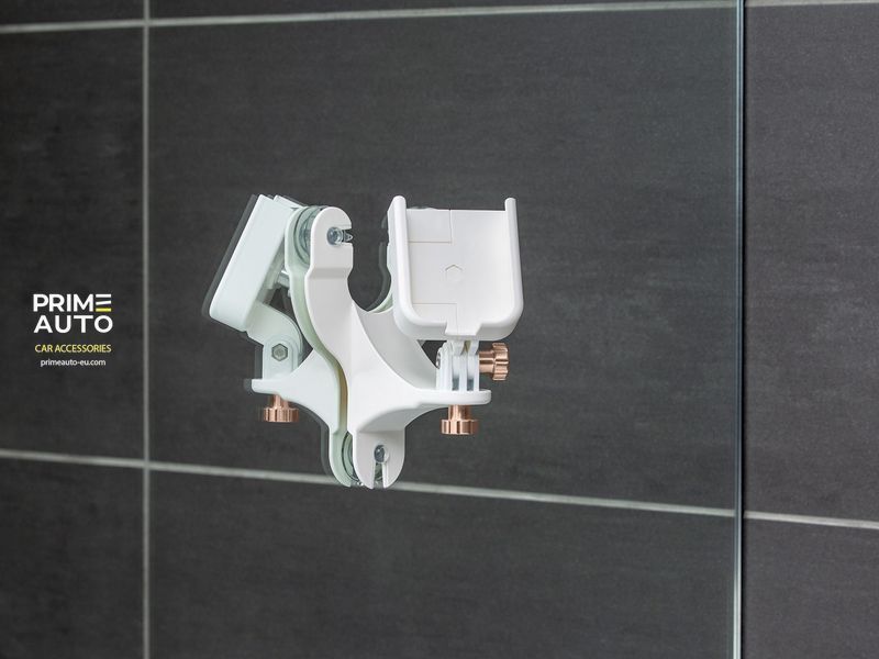 Тримач телефону поворотний на присосках чорний чорні фіксатори 8ARM2 WeatherTech 8ARM2 фото