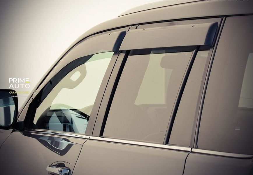 Owiewki do szyb samochodowych num 4 szt Premium seria Toyota Land Cruiser Prado 150 2009 - 2023 Wellvisors 3-847LX015