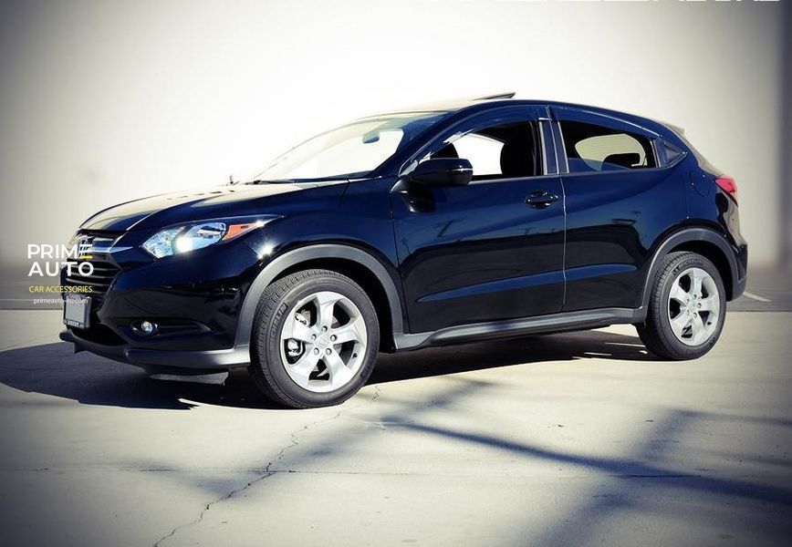 Owiewki do szyb samochodowych num 4 szt Premium seria Honda HR-V 2016 - 2025 Wellvisors 3-847HD026