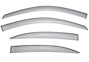 Window Deflectors 4pcs Set Premium Series Mercedes-Benz E-Class 2003-2009 Sedan Wellvisors 3-847MB003
