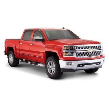 Fender Flares set 4 PCs Chevrolet Silverado 1500 LD 2019-2019 Pocket-style black Bushwacker 40957-02