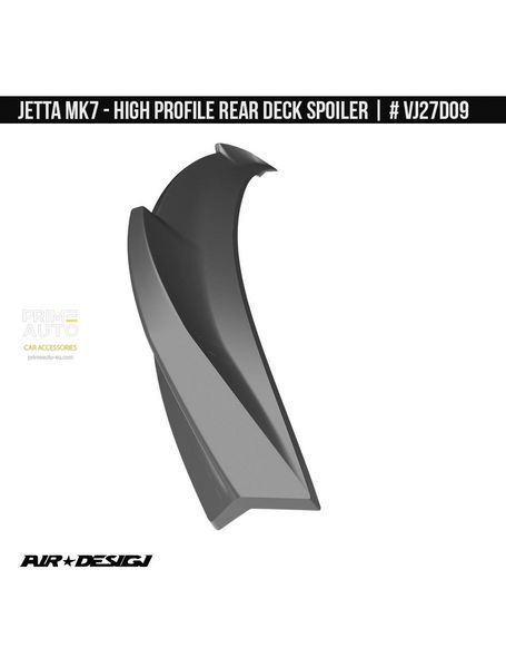 Rear Deck Spoiler Volkswagen Jetta 2018-2025 gray AIR DESIGN VJ27D09