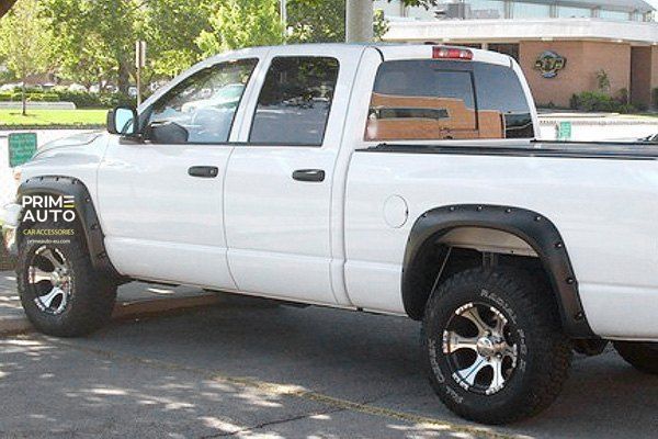 Fender Flares set 4 PCs RAM/Dodge Ram 1500 Classic 2002-2008 Pocket-style black Bushwacker 50907-02