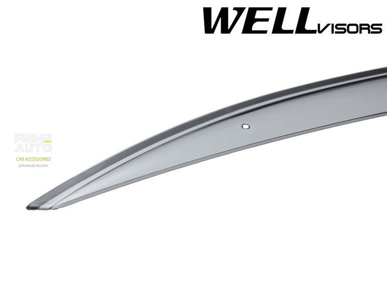 Дефлекторы окон к-т 4 шт Premium серия Mercedes-Benz E-Class 2003 - 2009 Sedan Wellvisors 3-847MB003 3-847MB003 фото