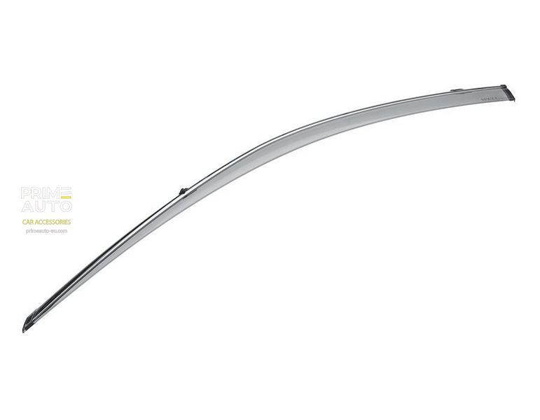 Window Deflectors 4pcs Set with Chrome Trim Subaru Forester 2019-2025 Wellvisors 3-847SU017
