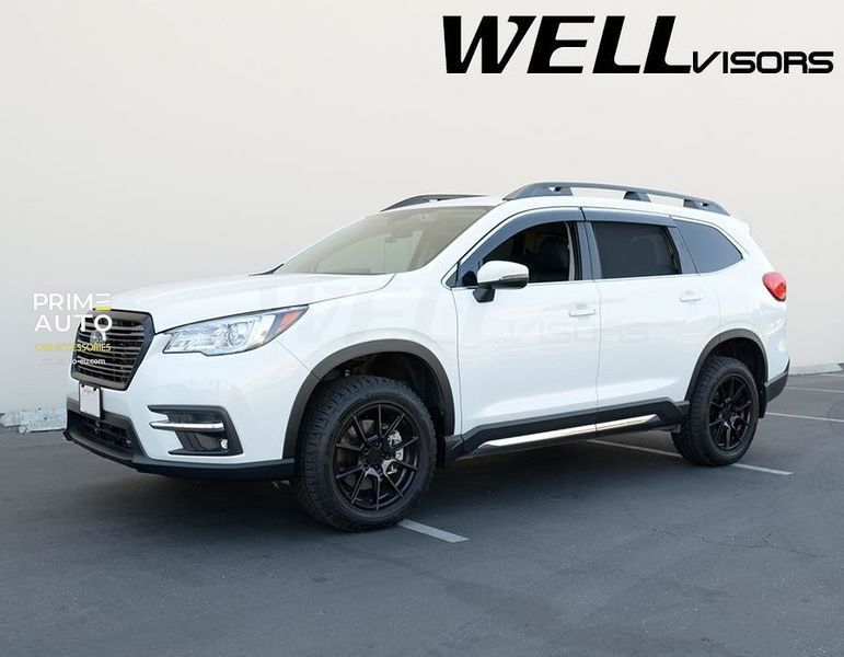 Дефлекторы окон к-т 4 шт с хромированным молдингом Subaru Ascent 2019 - 2022 Wellvisors 3-847SU019 3-847SU019 фото