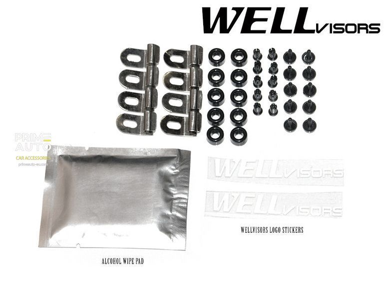 Дефлекторы окон к-т 4 шт Premium серия Mercedes-Benz E-Class 2003 - 2009 Sedan Wellvisors 3-847MB003 3-847MB003 фото