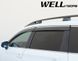 Дефлекторы окон к-т 4 шт с хромированным молдингом Subaru Ascent 2019 - 2022 Wellvisors 3-847SU019 3-847SU019 фото 7