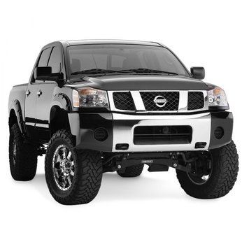 Расширители арок комплект 4 шт Nissan Titan 2004-2015 Pocket-style черный Bushwacker 70908-02 70908-02 фото