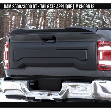 Ornament haion Ram 3500 2019-2023 negru AIR DESIGN CH09D13