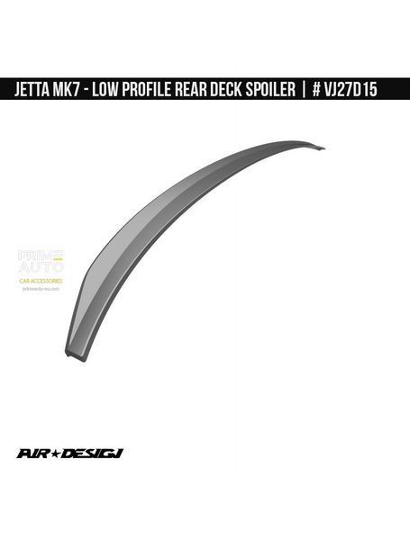Rear Deck Spoiler Volkswagen Jetta 2018-2025 gray AIR DESIGN VJ27D15