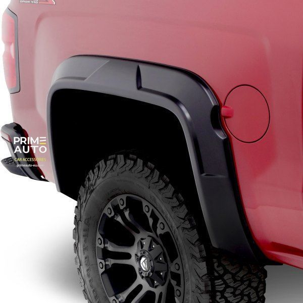 Fender Flares set 4 PCs Chevrolet Silverado 1500 2014-2018 DRT-style black Bushwacker 40944-02