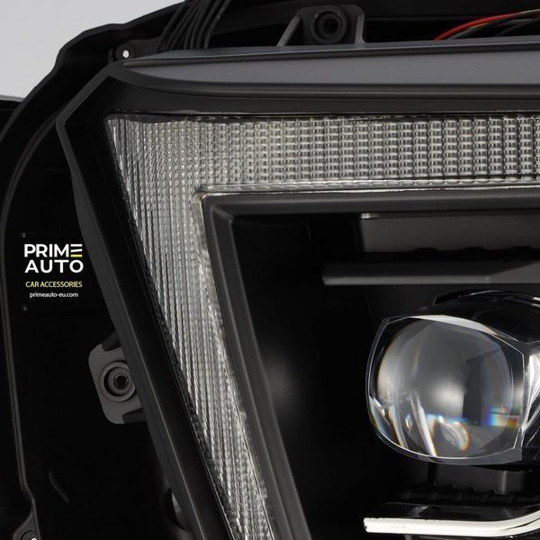 Передние фары Toyota 4Runner 2010-2013 LED NOVA серия черные AlphaRex 880759 880759 фото