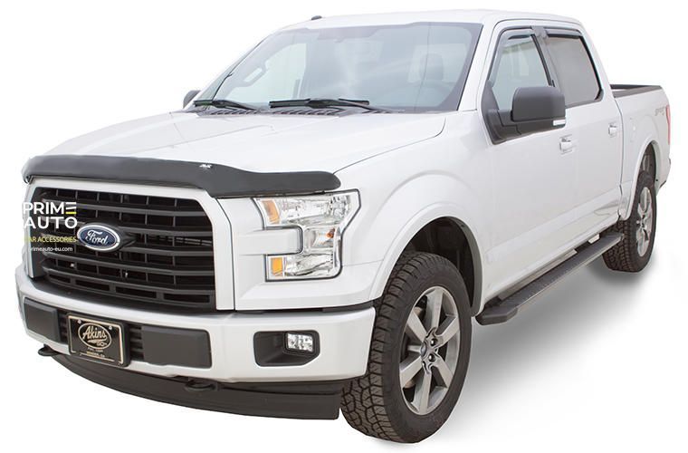 Hood Deflector Ford F-250 2023-2025 Bugflector Dark Smoke AVS 23235