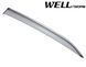 Owiewki do szyb samochodowych num 4 szt z chromowaną odlewanie Mercedes-Benz E-Class 2010 - 2016 Sedan Wellvisors 3-847MB013