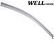 Owiewki do szyb samochodowych num 4 szt z chromowaną odlewanie Mercedes-Benz E-Class 2010 - 2016 Sedan Wellvisors 3-847MB013
