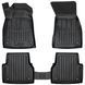 Car Mats with raised edge set 5 pcs Audi A6 2018 - 2025 (C8) Black SOVA-PL