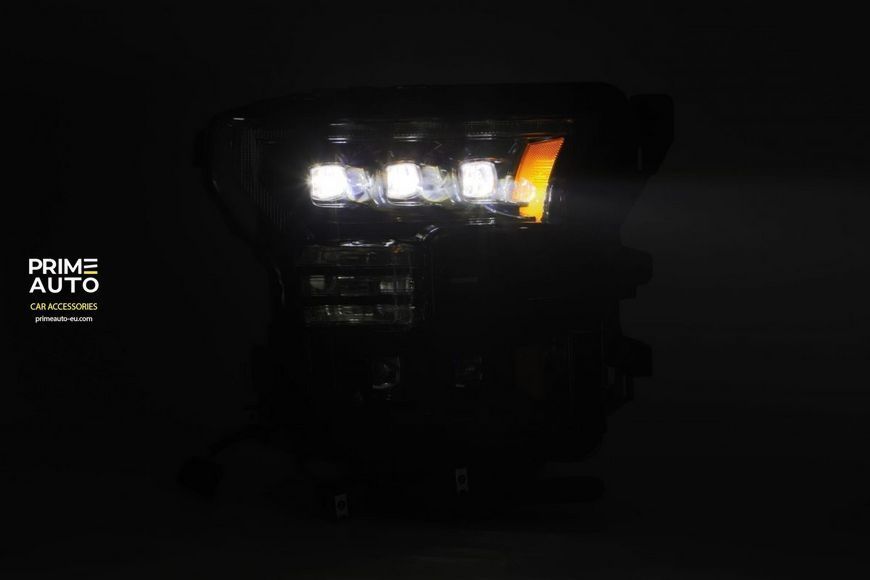 Передние фары Ford F150 2015-2017 LED NOVA серия хром AlphaRex 880151 880151 фото