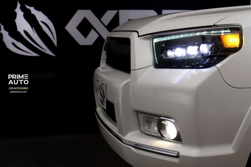 Передние фары Toyota 4Runner 2010-2013 LED NOVA серия черные AlphaRex 880759 880759 фото